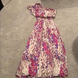 Jessica Simpson Off The Shoulder Polyester Maxi